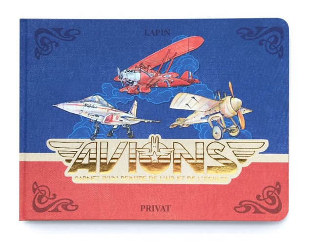 AVIONS CARNET D'UN PEINTRE DE L'AIR ET DE L'ESPACE, de Lapin | portada del libro