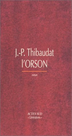 LORSON, de Thibaudat | portada del libro