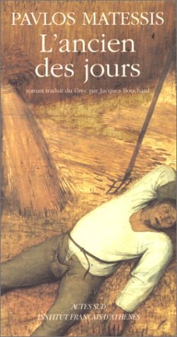 L'ANCIEN DES JOURS, de Paulos Matesis | portada del libro