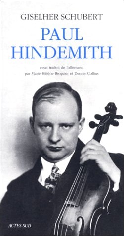 PAUL HINDEMITH, de Giselher Schubert | portada del libro