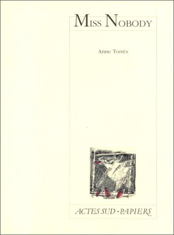 MISS NOBODY, de Torrès | portada del libro