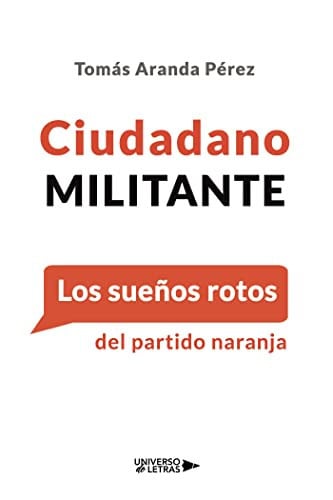 Ciudadano militante, de Tomás Aranda Pérez | portada del libro
