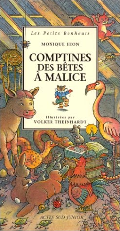 COMPTINES DES BETES A MALICE, de Monique Hion | portada del libro