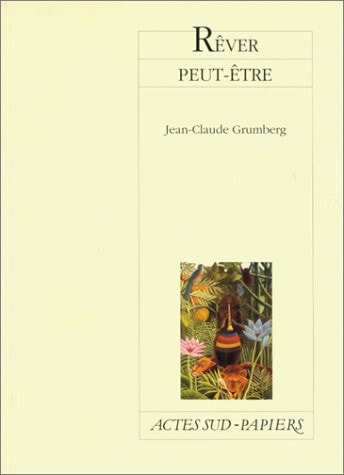 RÒVER PEUT-ÒTRE, de Grumberg | portada del libro