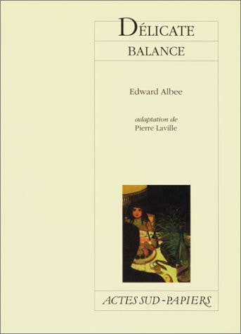 DELICATE BALANCE, de Edward Albee | portada del libro