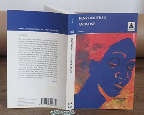 ANTIGONE, de Henry Bauchau | portada del libro
