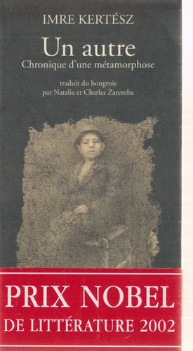 UN AUTRE, de Imre Kertész | portada del libro