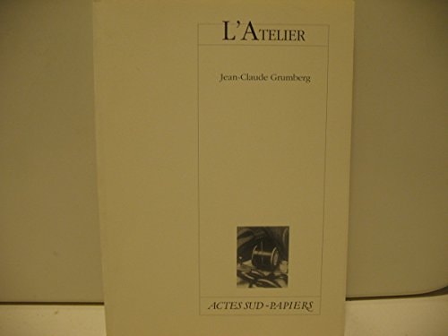LATELIER, de Jean-Claude Grumberg | portada del libro