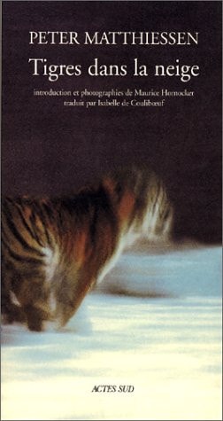 TIGRES DANS LA NEIGE, de Peter Matthiessen | portada del libro