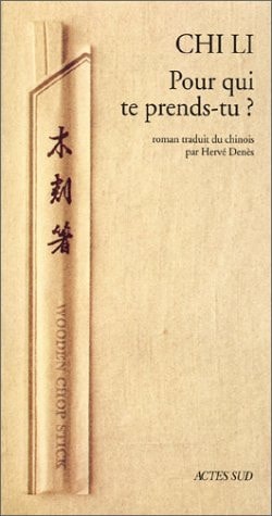 POUR QUI TE PRENDS-TU, de Li Chi | portada del libro