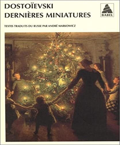 DERNIERES MINIATURES, de Fédor Mikhaïlovitch Dostoïevski | portada del libro