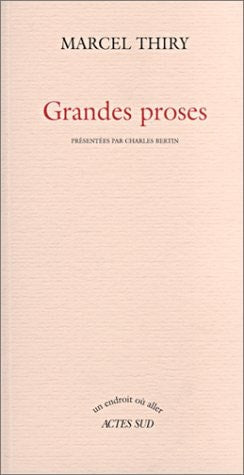 LES GRANDES PROSES, de Thiry | portada del libro