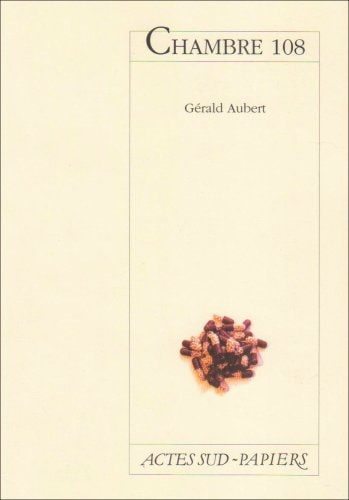 CHAMBRE 108, de Gérald Aubert | portada del libro