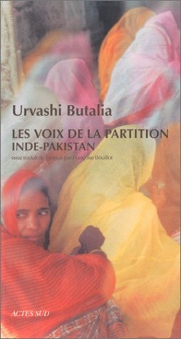 LES VOIX DE LA PARTITION, de Urvashi Butalia | portada del libro