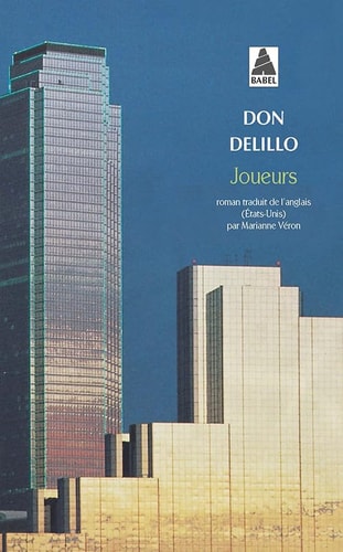 JOUEURS, de Don DeLillo | portada del libro
