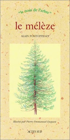 LE MELEZE, de Alain Pontoppidan | portada del libro
