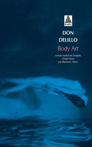 BODY ART, de Don DeLillo | portada del libro