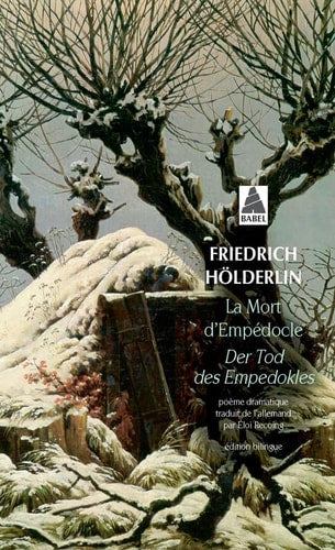 LA MORT D'EMPEDOCLE, de Friedrich Hölderlin | portada del libro