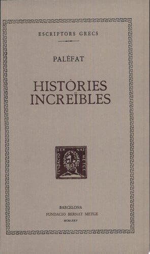 Històries increïbles, de Palèfat | portada del libro