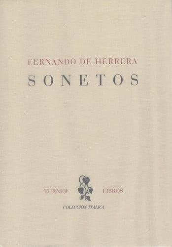 Sonetos, de DE HERRERA | portada del libro