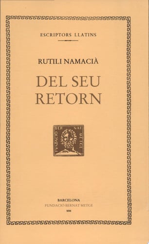 Del seu retorn, de Rutili Namacià | portada del libro
