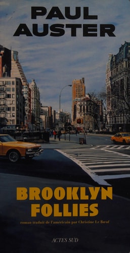 BROOKLIN FOLLIES, de Paul Auster | portada del libro