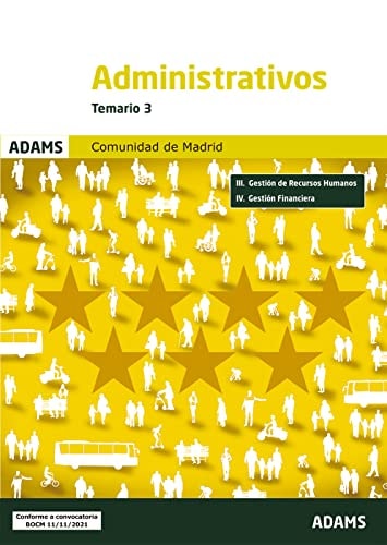ADMINISTRATIVOS - TEMARIO 3 | portada del libro