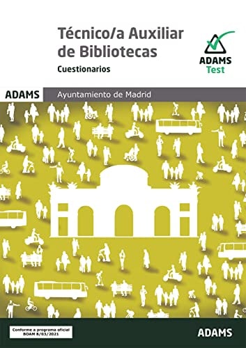 TECNICO/A AUXILIAR DE BIBLIOTECAS - CUESTIONARIOS | portada del libro