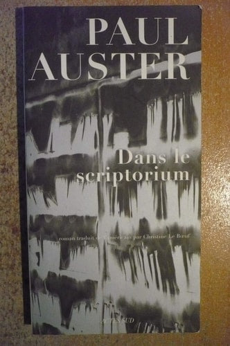 DANS LE SCRIPTORIUM, de Paul Auster | portada del libro