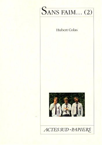SANS FAIM 2, de Hubert Colas | portada del libro