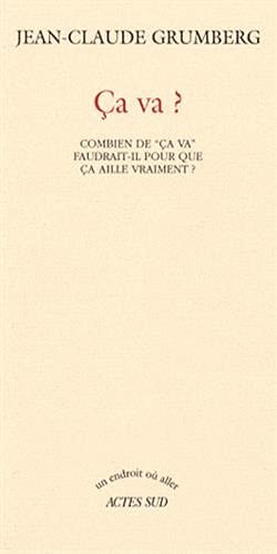 CA VA ?, de Grumberg | portada del libro