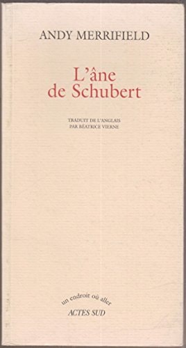 L'ANE DE SCHUBERT, de Andy Merrifield | portada del libro