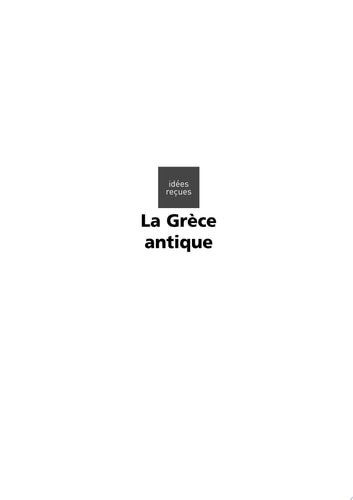 LA GRECE ANTIQUE, de Philippe Jockey | portada del libro