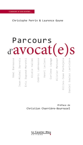 PARCOURS D'AVOCATES, de Christophe Perrin | portada del libro