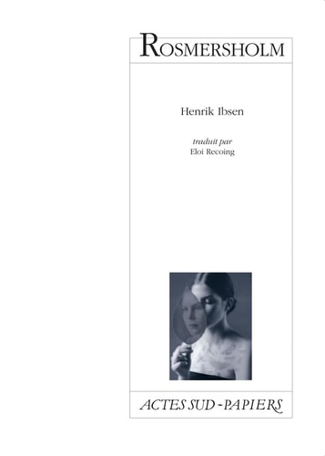 ROSMERSHOLM, de Henrik Ibsen | portada del libro