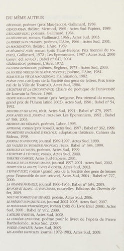 DELUGE, de Bauchau | portada del libro