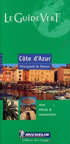 GUIA VERDE COTE D'AZUR (FRANCES), de SIN AUTOR | portada del libro