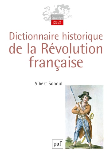 ICT HISTORIQUE DE LA REVOLUTION FRANC., de Albert Soboul | portada del libro