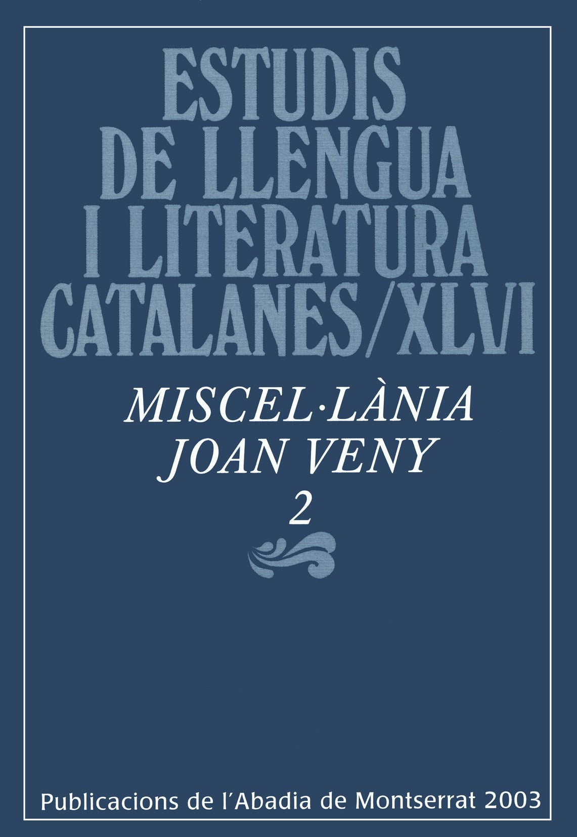 Miscel·lània Joan Veny, 2, de Varios autores | portada del libro