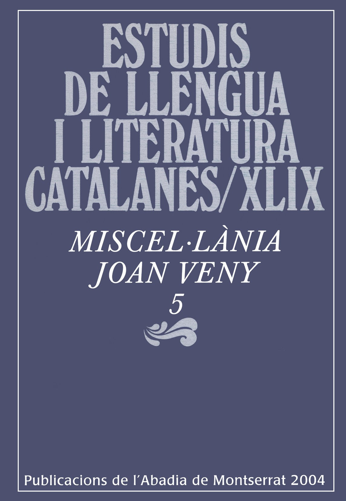 Miscel·lània Joan Veny, 5, de Varios autores | portada del libro