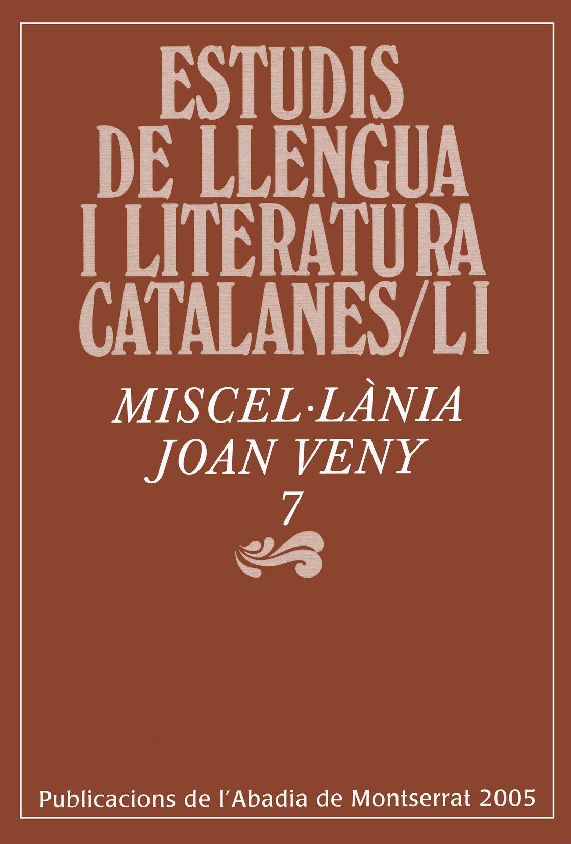 Miscel·lània Joan Veny 7, de Varios autores | portada del libro