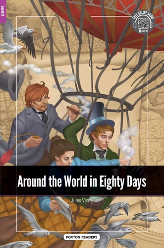 Around the World in Eighty Days, de Jules Verne | portada del libro