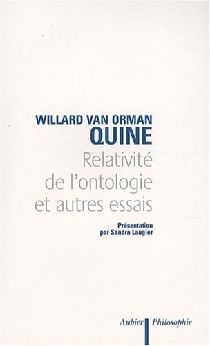 RELATIVITE DE L'ONTOLOGIE ET QUELQUES AUTRES ESSAIS (NE), de William Shakespeare | portada del libro