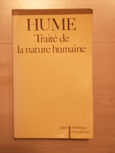 TRAITE DE LA NATURE HUMAINE (2 VOLUMES), de David Hume | portada del libro