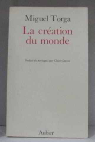 LA CREATION DU MONDE, de Miguel Torga | portada del libro