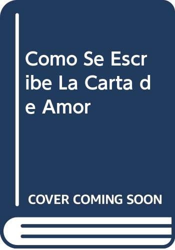 COMO SE ESCRIBE LA CARTA DE AMOR, de Edgardo Russo | portada del libro