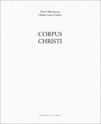 ORPUS CHRISTI, de Claude Louis-Combet | portada del libro