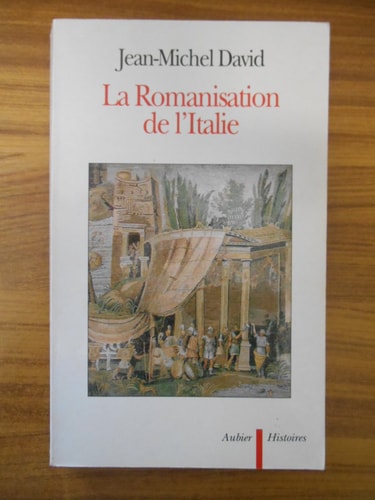 LA ROMANISATION DE L'ITALIE, de David | portada del libro