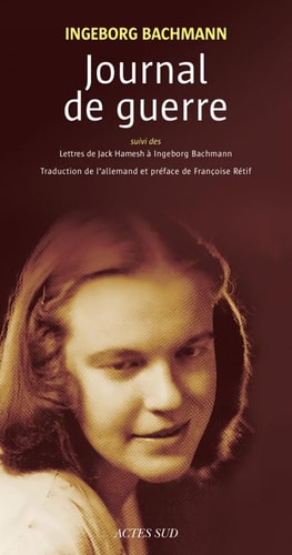 JOURNAL DE GUERRE, de Ingeborg Bachmann | portada del libro