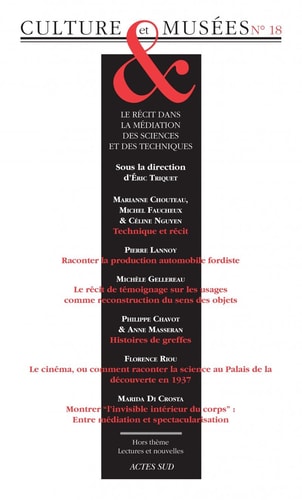 REVUE CULTURE ET MUSEES N°18, de Éric Triquet | portada del libro